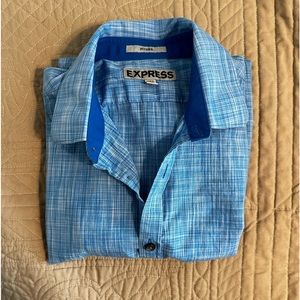 Express Men’s Fitted Button Down Shirt